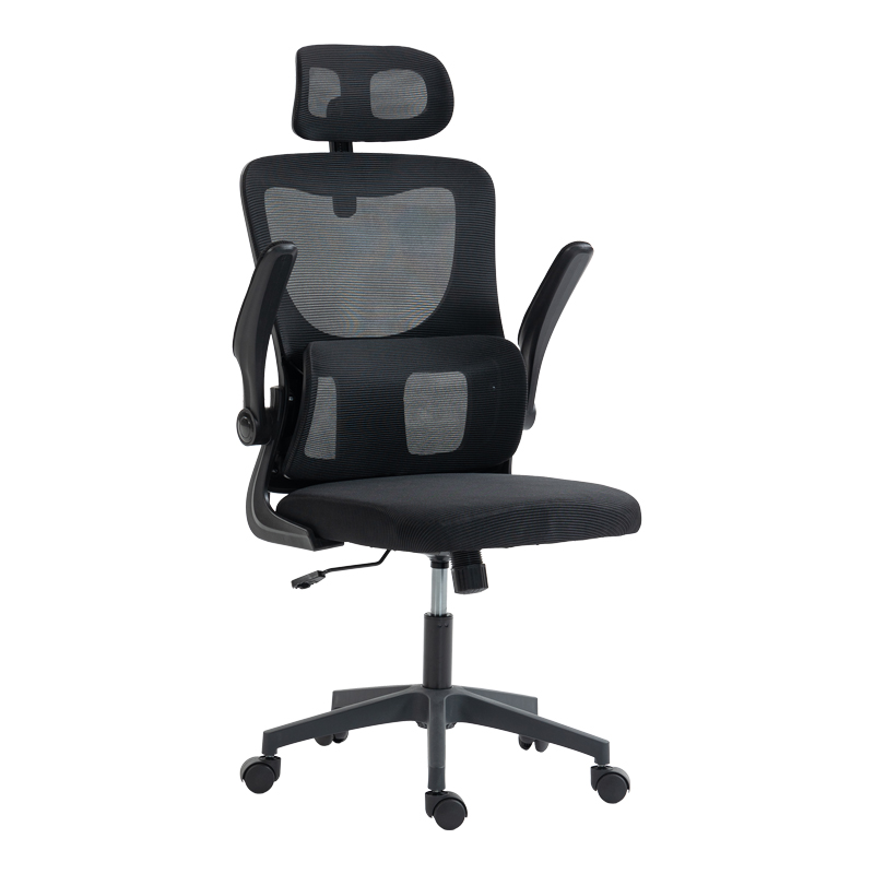 Директорски офис стол Mainz mesh черен цвят 50x60x112-122см - Image 3