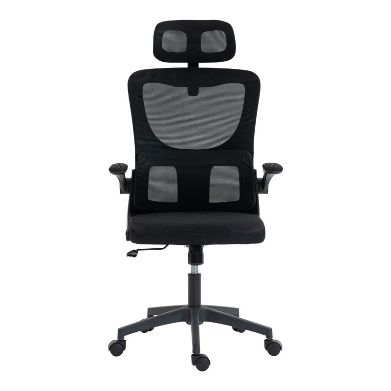 Директорски офис стол Mainz mesh черен цвят 50x60x112-122см - Image 5