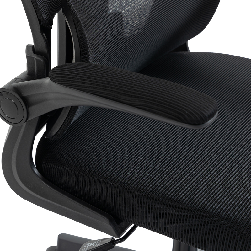 Директорски офис стол Mainz mesh черен цвят 50x60x112-122см - Image 9