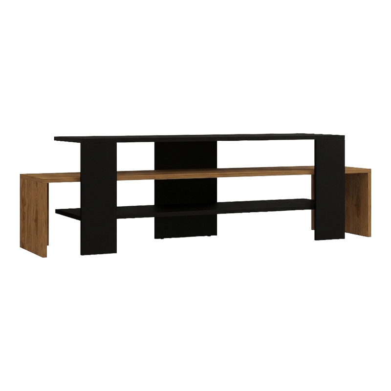Lenour sonoma ТВ шкаф с черен цвят 150x35x45см - Image 2