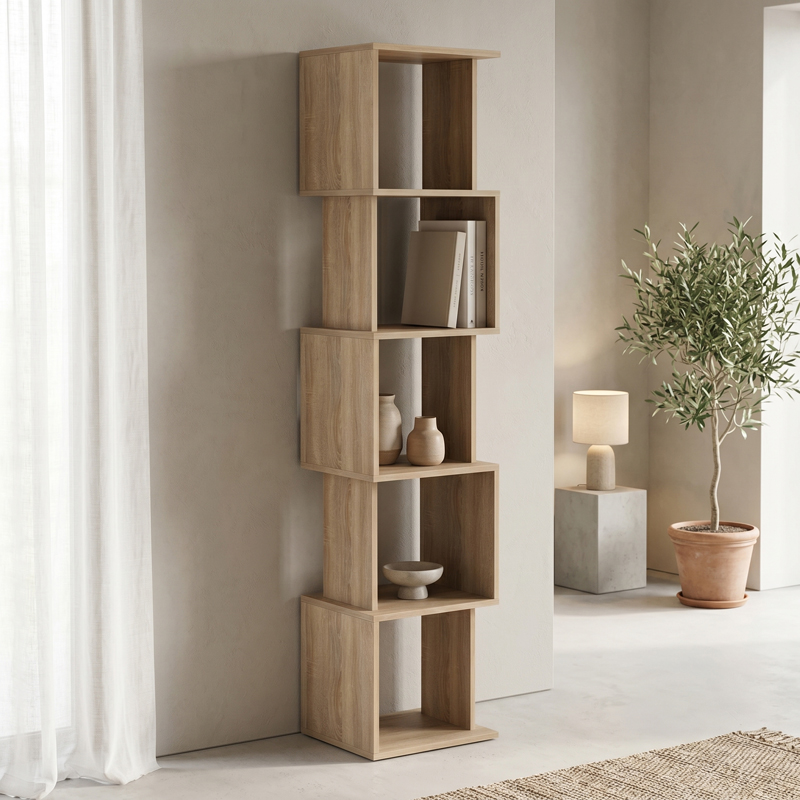 Библиотека Cubik sonoma 35x30x161см