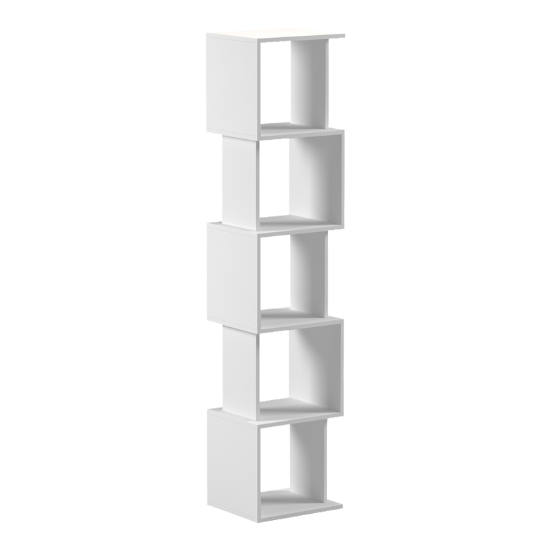 Библиотека Cubik бяла 35x30x161 см - Image 2