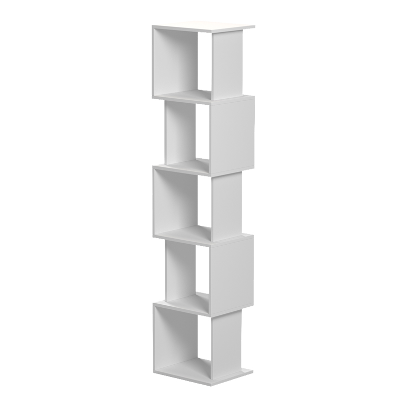 Библиотека Cubik бяла 35x30x161 см - Image 4