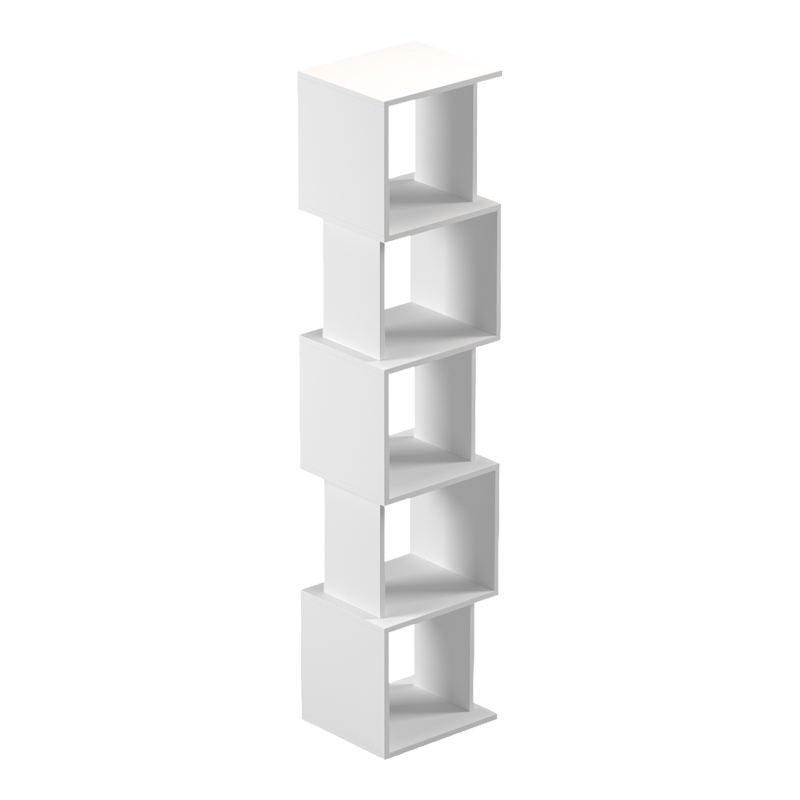 Библиотека Cubik бяла 35x30x161 см - Image 5