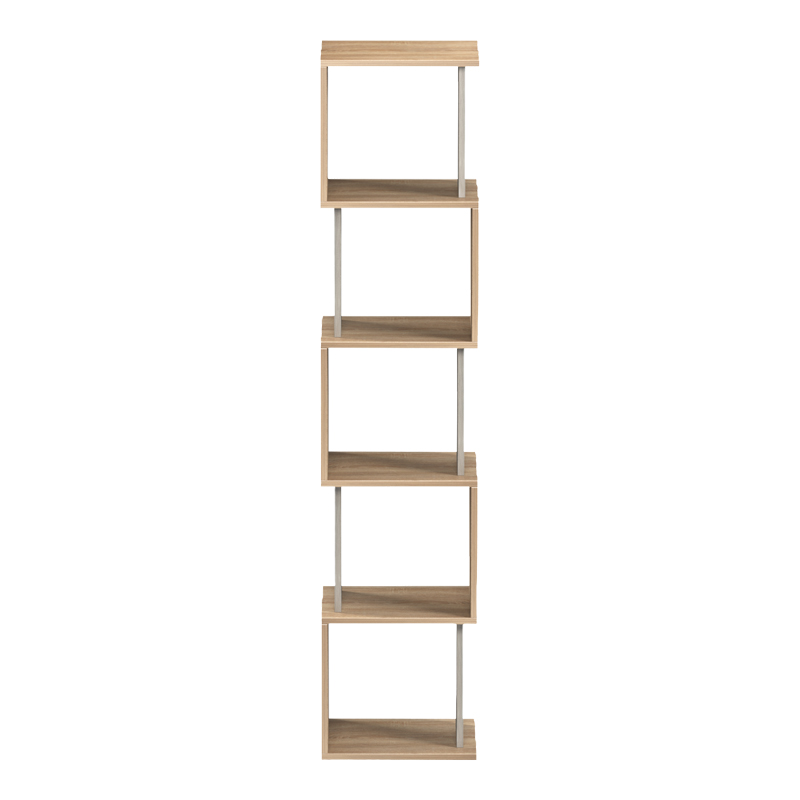 Библиотека Cubik sonoma - сиво-бежово мраморно покритие 35x30x161см - Image 3