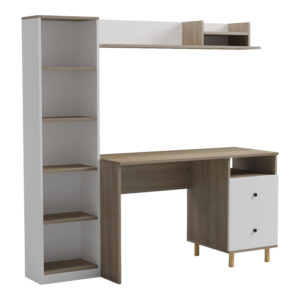 Офис композиция Kontor sonoma-white 120x50x160см