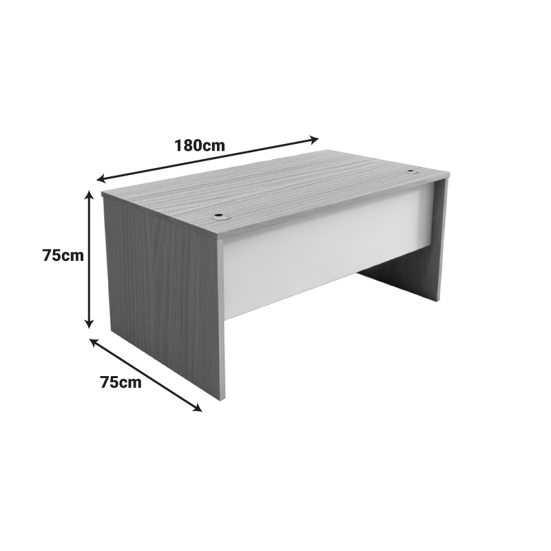 Работно бюро Armadi sonoma-бяло 180x75x75см - Image 3