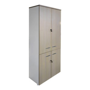 Офис шкаф Armadi sonoma - бял 80x40x200 см