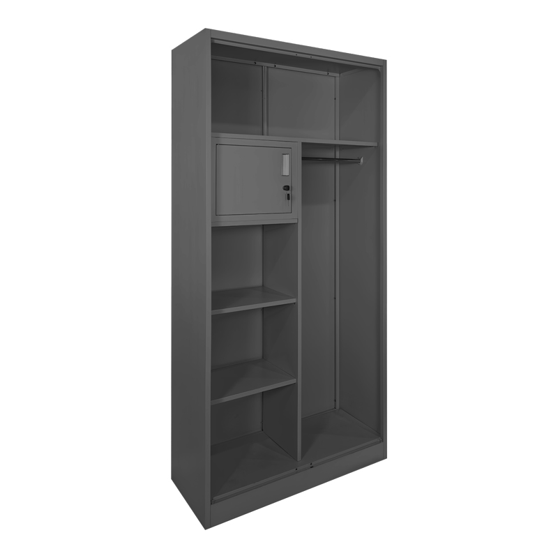 Метален гардероб Zogi с антрацитна преграда 90x45x180см - Image 2