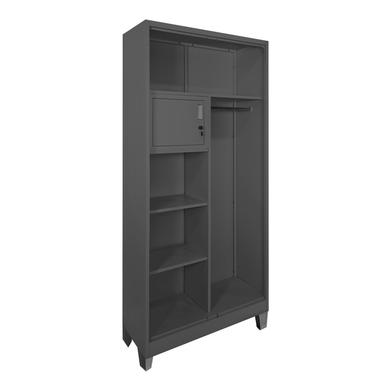 Метален гардероб Zogi с антрацитна преграда 90x45x190см - Image 2