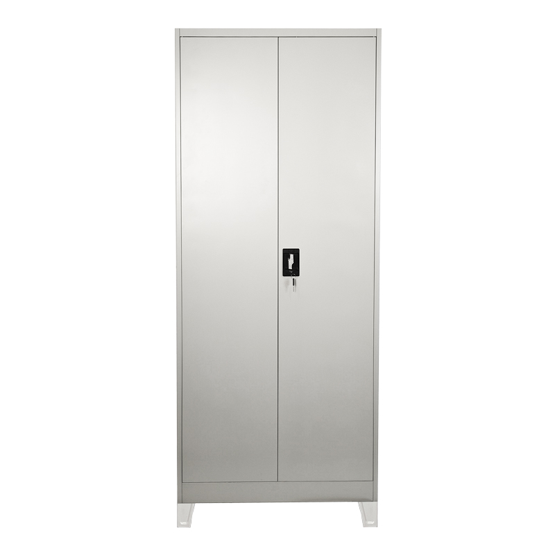 Метален гардероб Ugren в светло сиво 70x40x190 см - Image 3