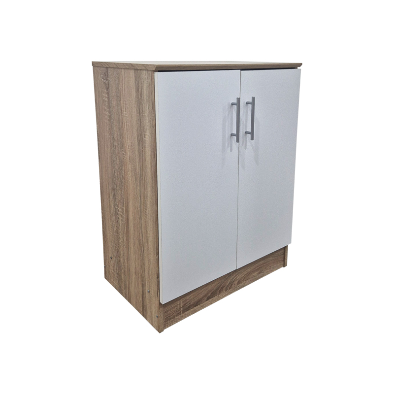 Шкаф за обувки Souken 6 чифта бяло-сонома 60x40x80см