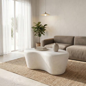Холна маса Fedris MDF бяла 80x70x34см