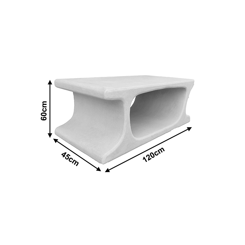 Холна маса Nafel MDF бяла 120x60x45см - Image 5