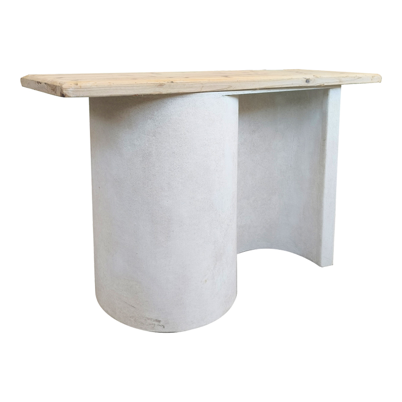 Конзола Jeckie ела-MDF дъб-бял 120x38x80см - Image 2