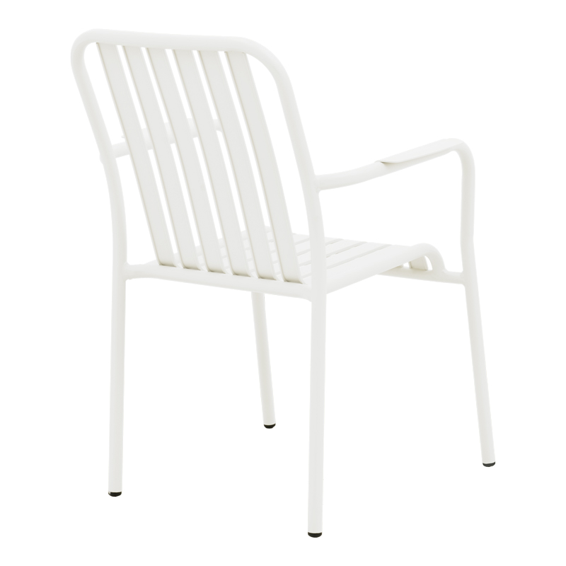 Трапезна маса Dagyn Vista комплект от 7 части бял алуминий 180-240x90x76см - Image 11