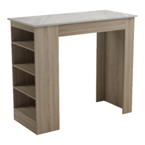 Бар маса Riff sonoma-beige мраморна повърхност 120x55x105см