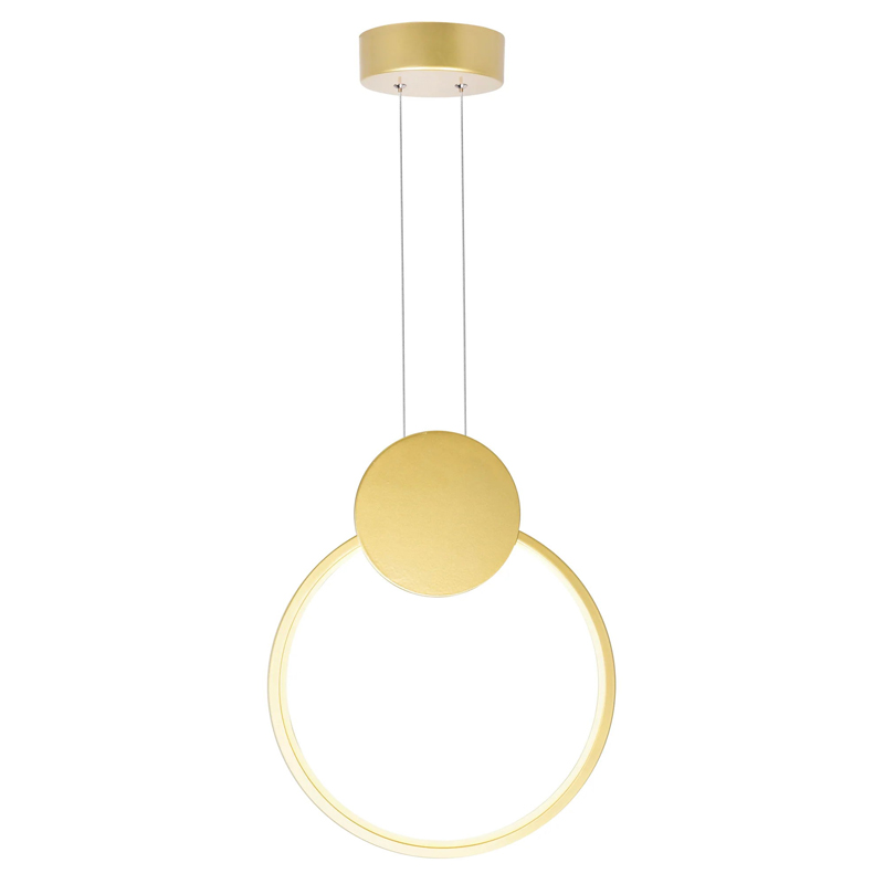 LED таванна лампа Ganden златиста метална, Φ26.5x20см - Image 2