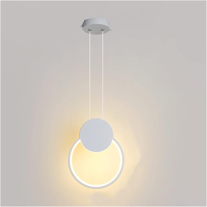 Таванна лампа Ganden led бял метал Φ26.5x20см - Image 2
