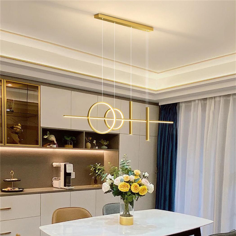 Таванна лампа Neron led златен металик 100x25x26см