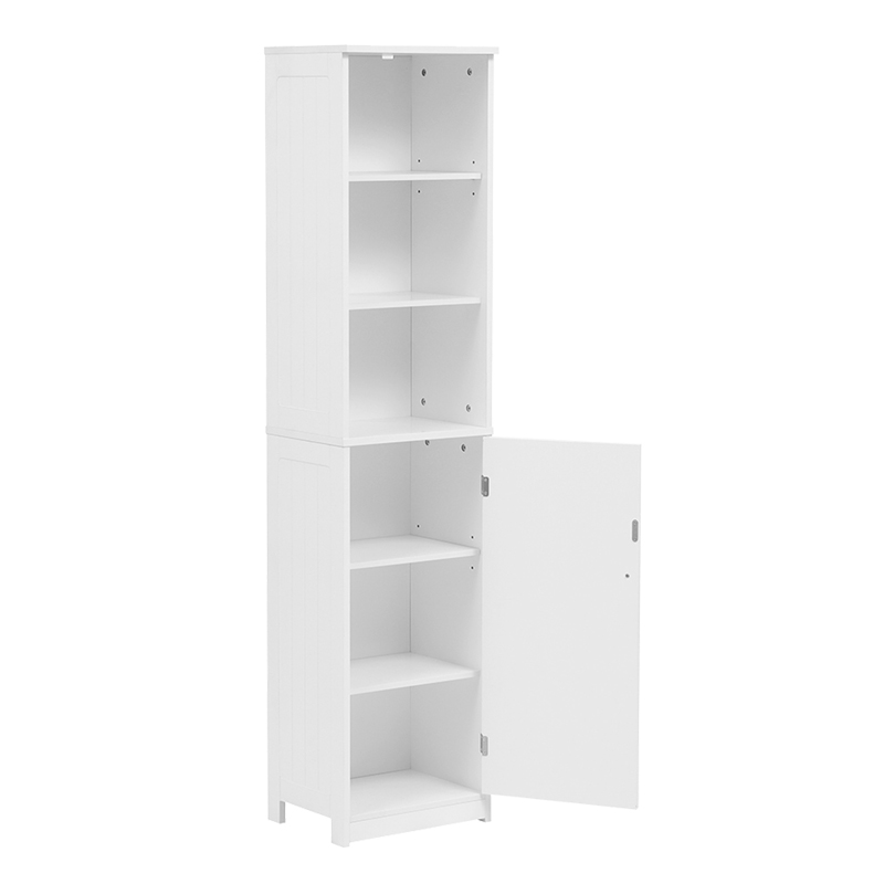 Desilia MDF бял колонен шкаф 37x30x160см - Image 3