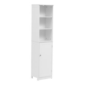 Desilia MDF бял колонен шкаф 37x30x160см