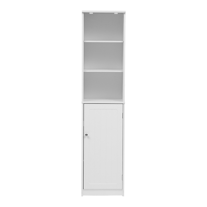 Desilia MDF бял колонен шкаф 37x30x160см - Image 5