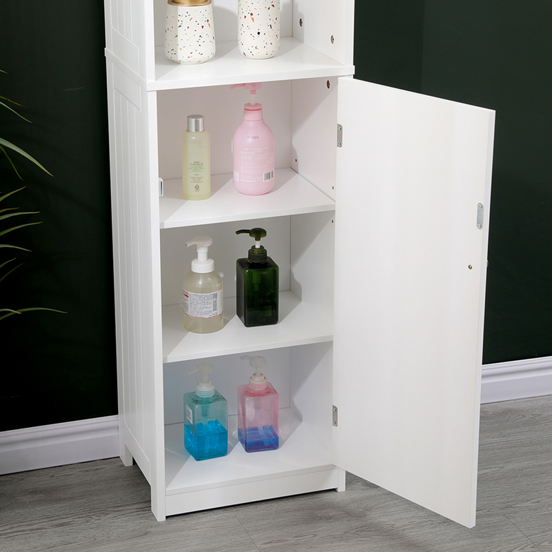 Desilia MDF бял колонен шкаф 37x30x160см - Image 6