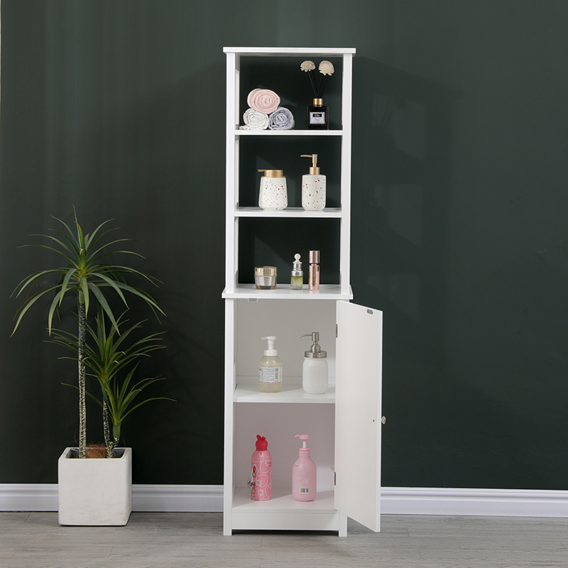 Larben MDF бял шкаф 40x33x150см - Image 2