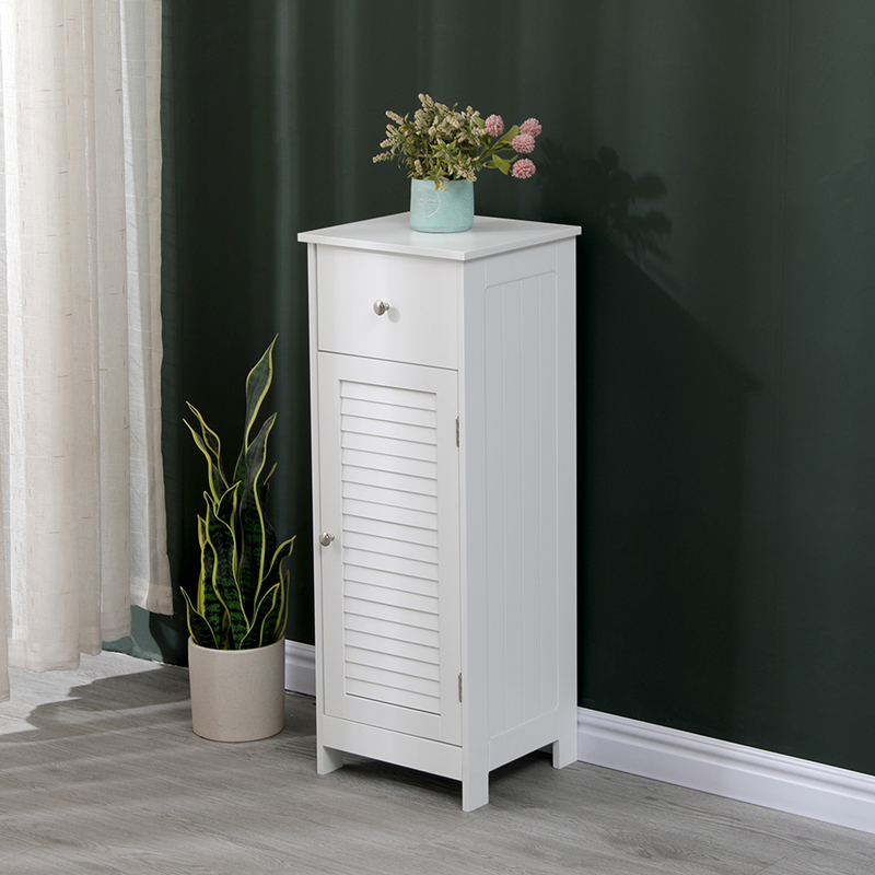 Chesy MDF бял колонен шкаф 32x30x87см - Image 3