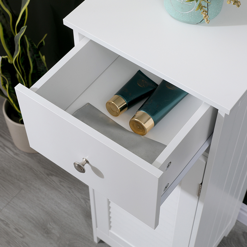 Chesy MDF бял колонен шкаф 32x30x87см - Image 5