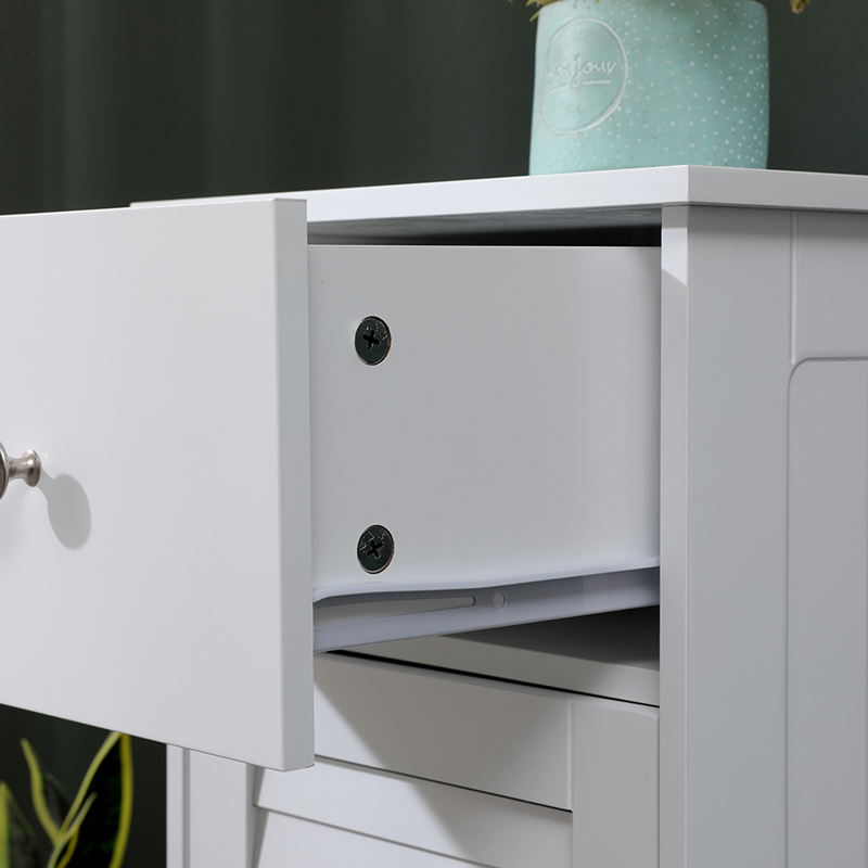 Chesy MDF бял колонен шкаф 32x30x87см - Image 6