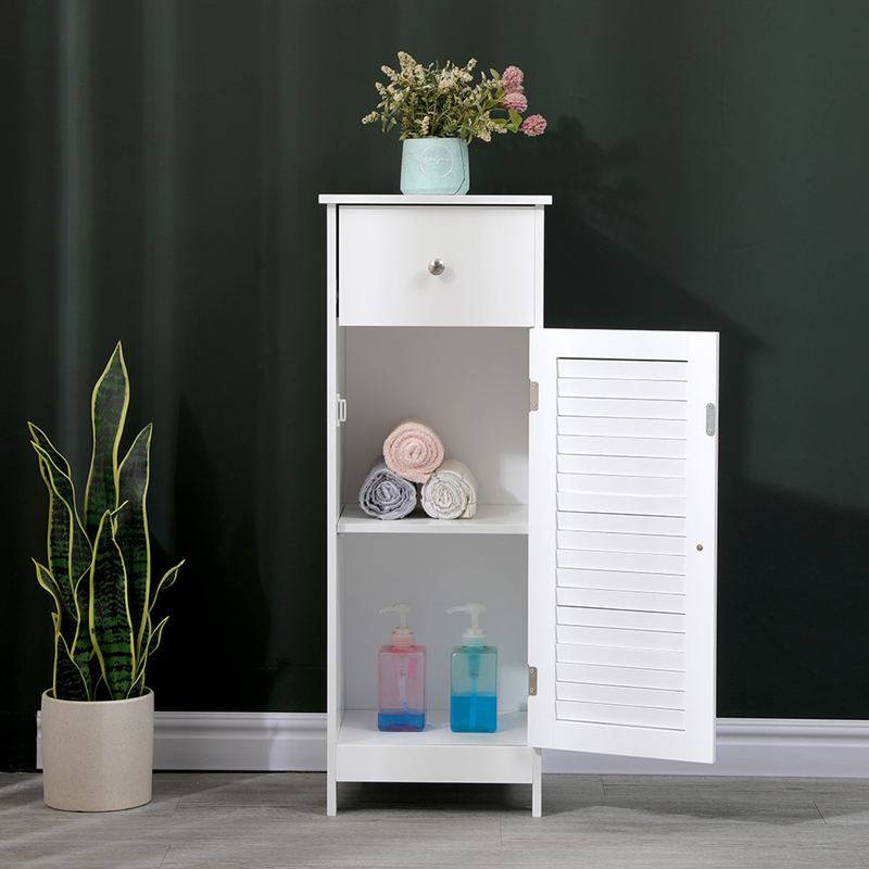 Chesy MDF бял колонен шкаф 32x30x87см