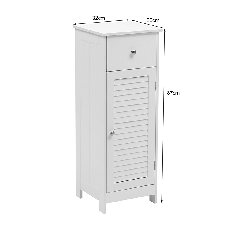 Шкаф Chesy от MDF в естествен цвят 32x30x87см - Image 9