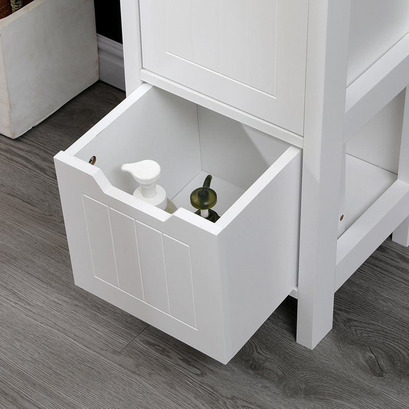 Kelby MDF бял колонен шкаф 30x30x144 см - Image 7