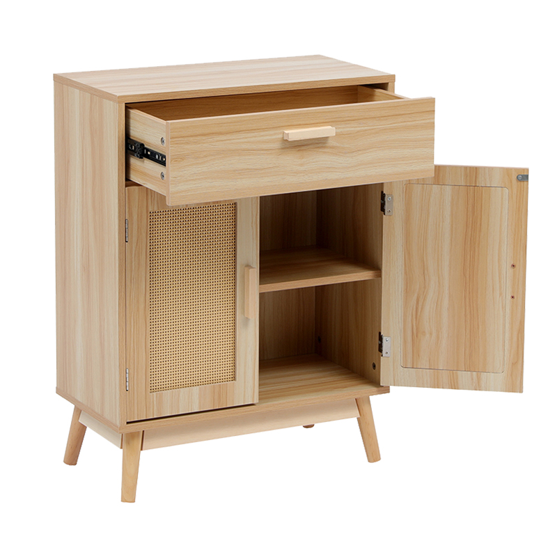 Scandy бюфет борова дървесина-ратан в естествен нюанс 60x30x80см - Image 3