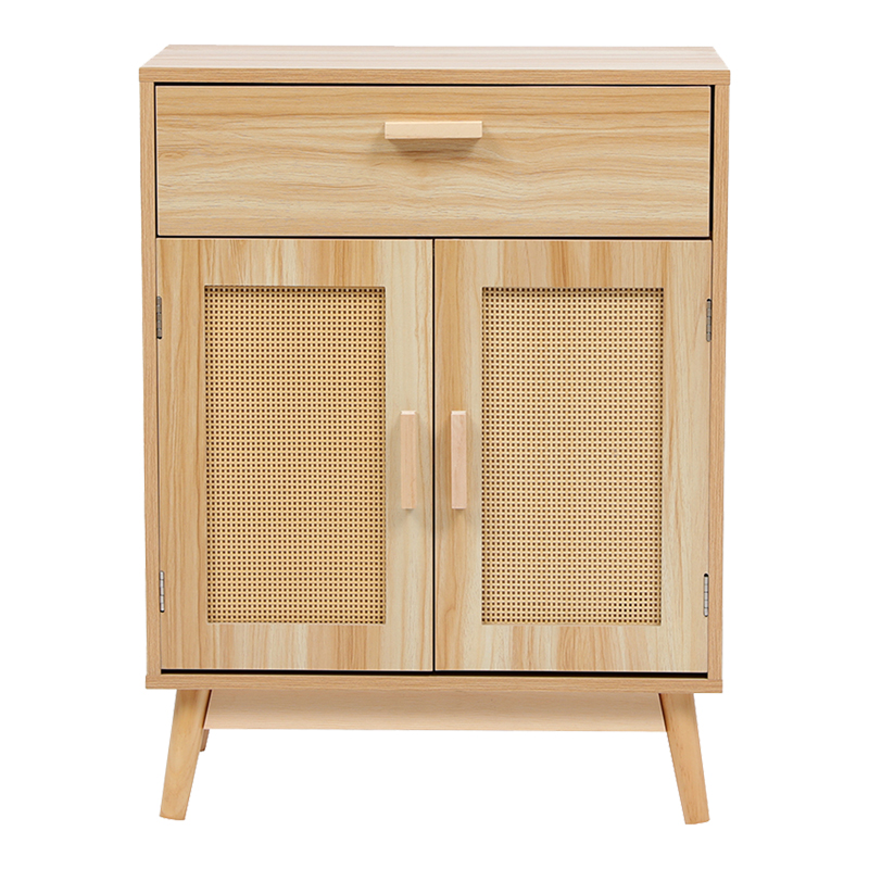 Scandy бюфет борова дървесина-ратан в естествен нюанс 60x30x80см - Image 6