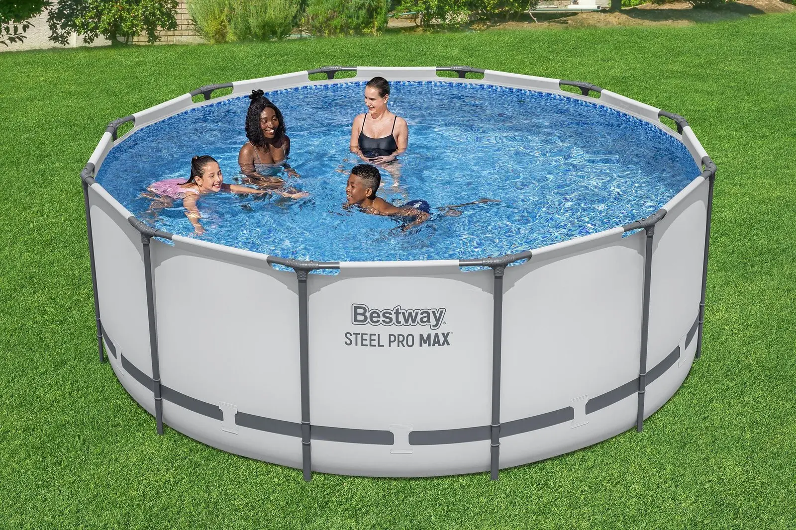 Сглобяем басейн 3.66m x 1.22m Steel Pro Max
