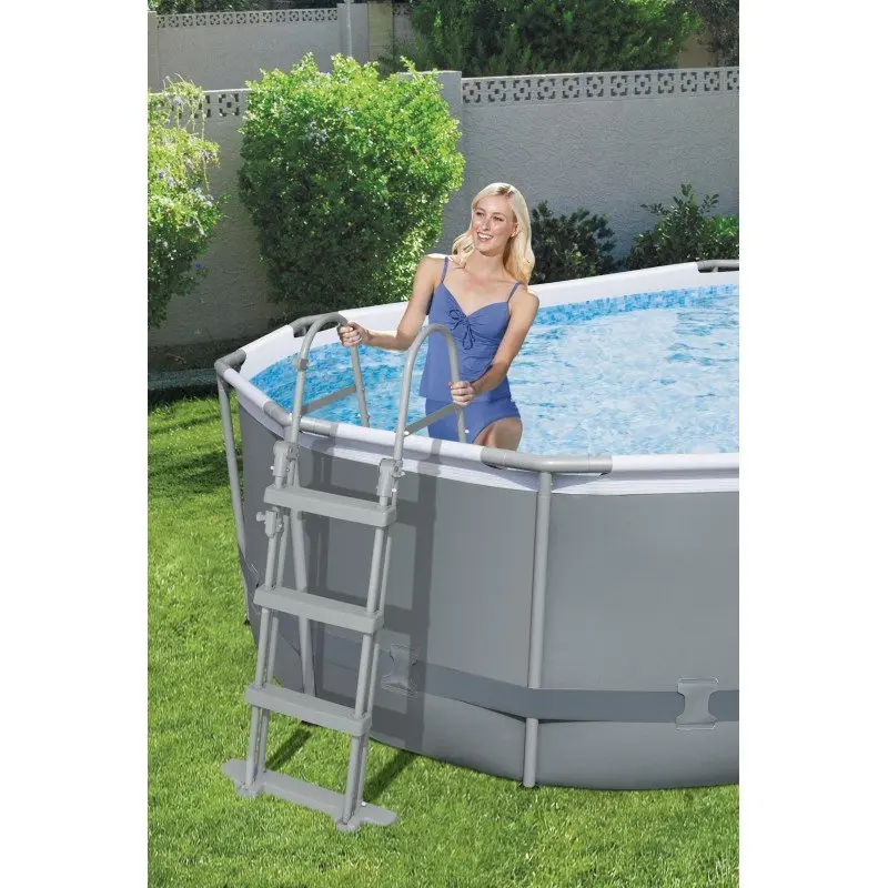 Сглобяем правоъгълен басейн 4.12m x 2.01m x 1.22m Steel Pro MAX™ - Image 4