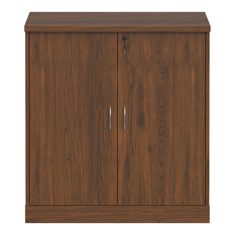 Нисък професионален офис шкаф Fesialo венге 80x41x80см - Image 4