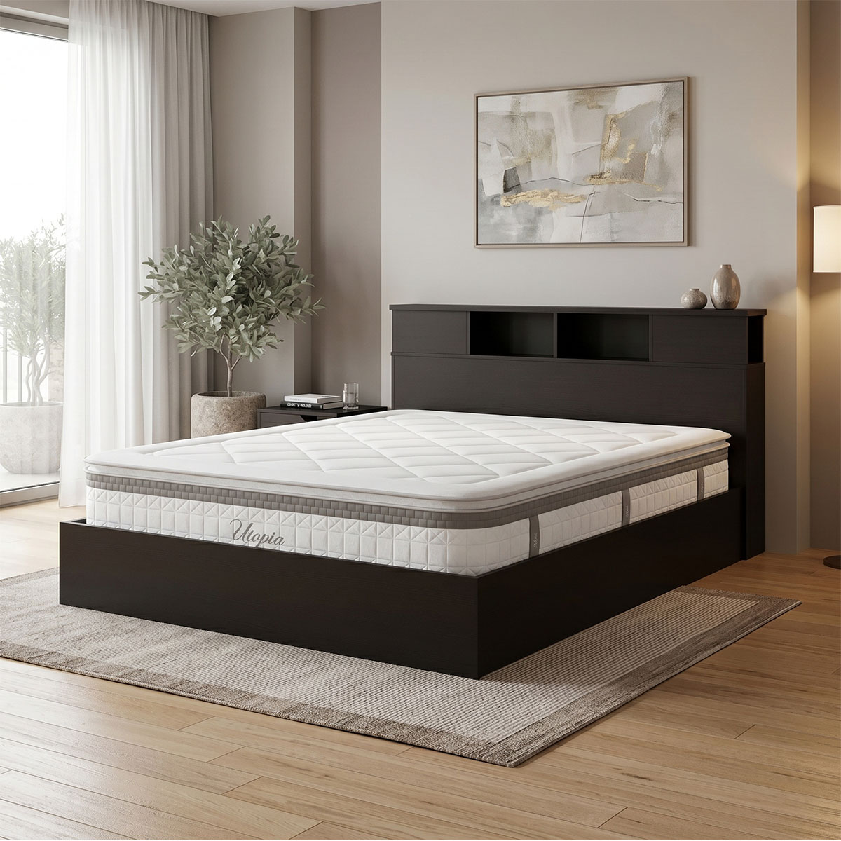 Легло с матрак Olympus Utopia венге 160x200см