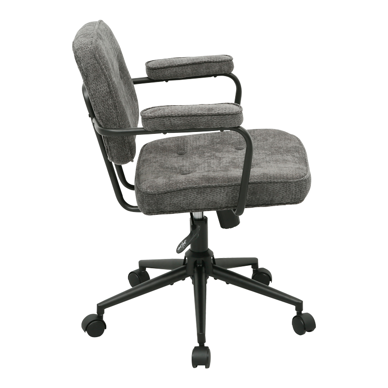 Офис стол Leberta антрацит плат 64x63.5x86-96см - Image 4