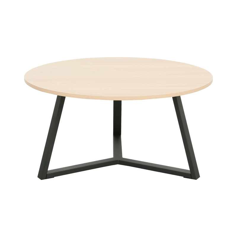Масичка за кафе Berton cappuccino с черен метал Φ80x40см - Image 4