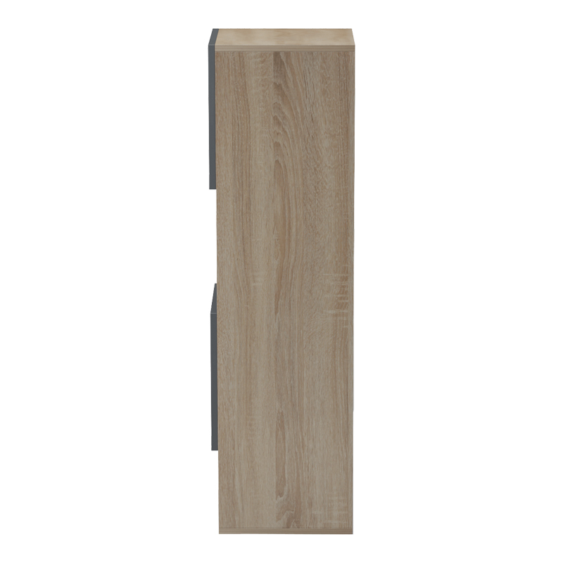 Комплект хол Defry цвят сонома-антрацит, 177.5x31.5x110см - Image 6