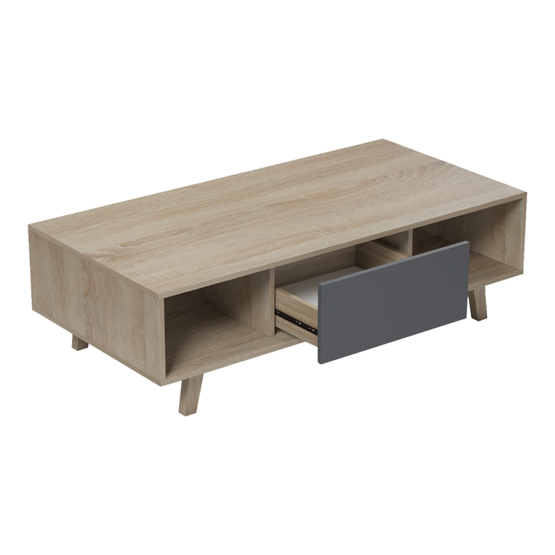 Холна маса Elonza sonoma-антрацит 120x60x36см - Image 2