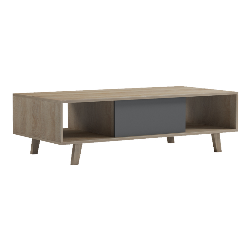 Холна маса Elonza sonoma-антрацит 120x60x36см - Image 3
