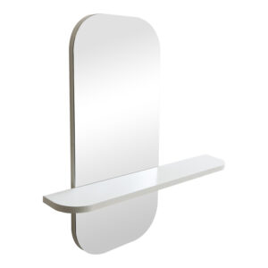 Огледало Lunaria бяло MDF 60x11.5x60см