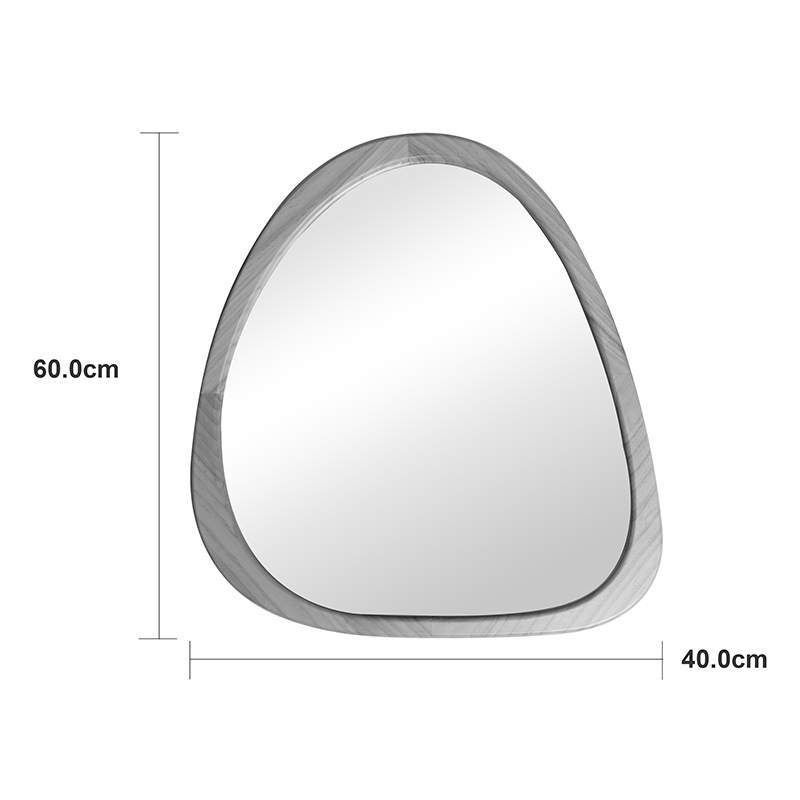 Огледало Ione от MDF в естествен нюанс 55x2.5x60 см - Image 4