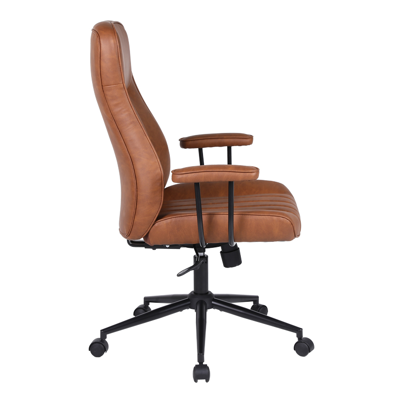 Филарети директорски офис стол кафяв PU 74x71.5x108-118см - Image 3