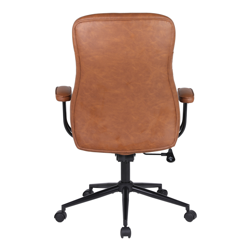 Филарети директорски офис стол кафяв PU 74x71.5x108-118см - Image 5